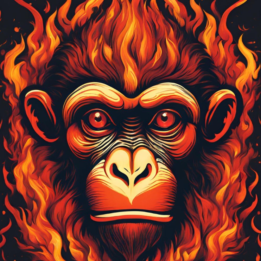 Flaming Monkey