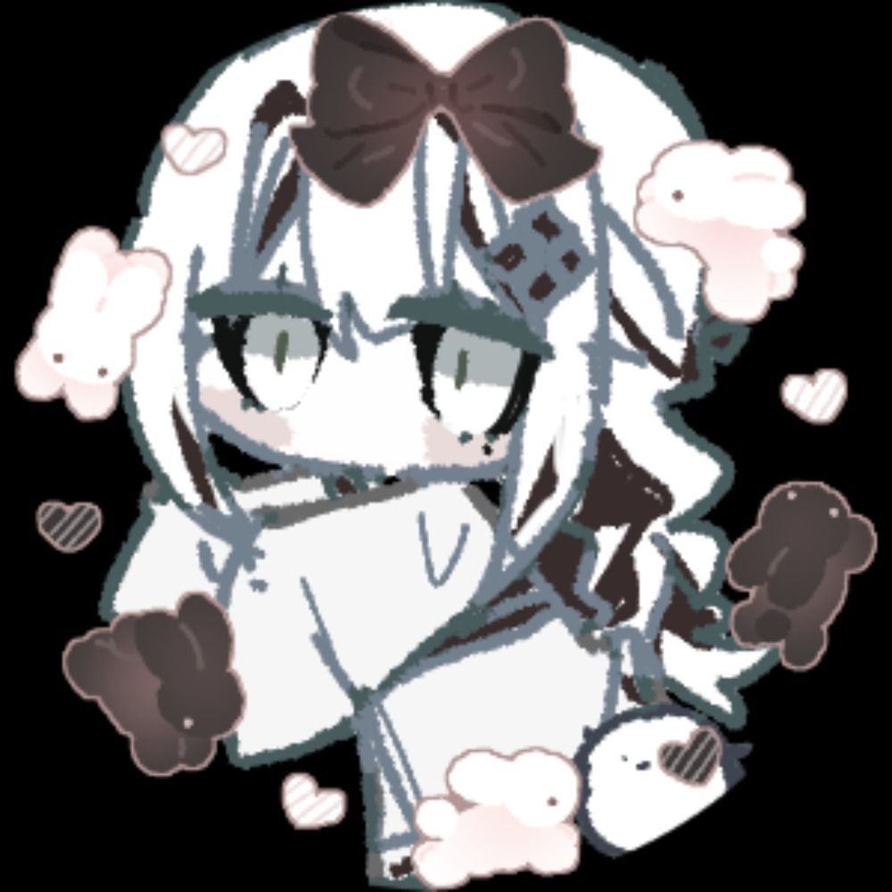 ₍₍⁽⁽ 🖤🤍 ₎₎⁾⁾
