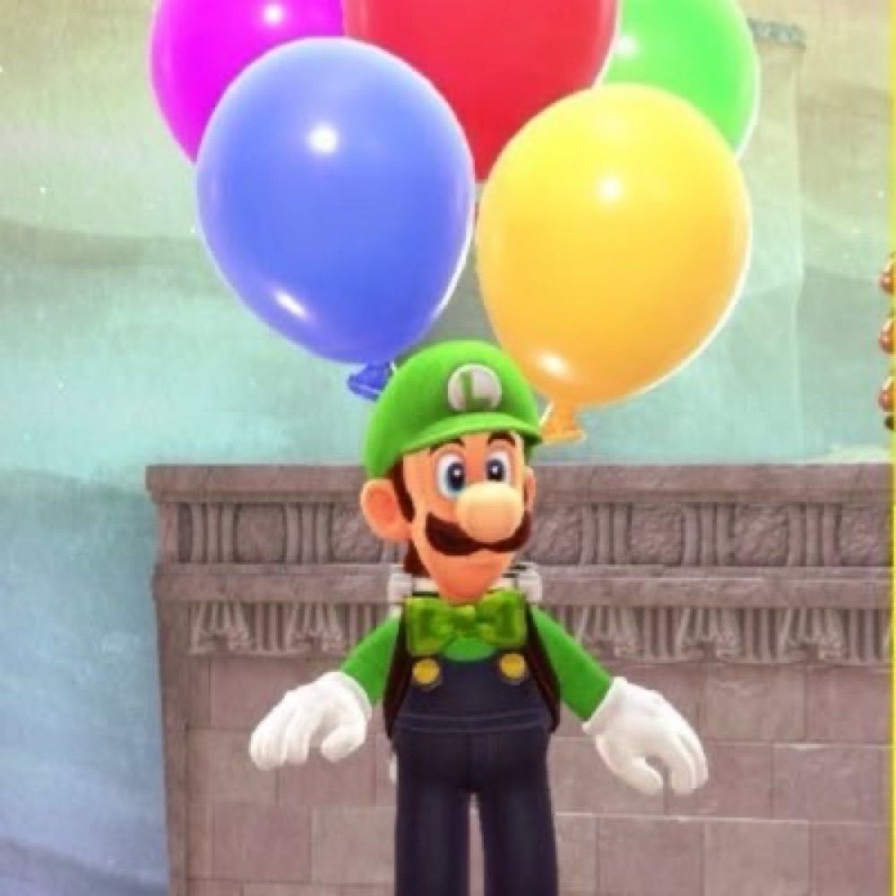 Balloon world luigi