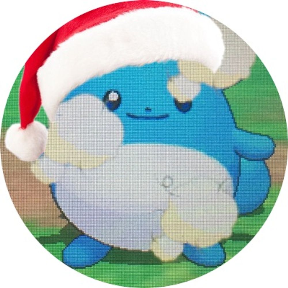 ゴミがついたマリル