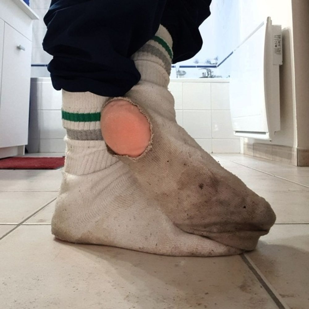 Ripe Dirty White Socks 💨🐽😈