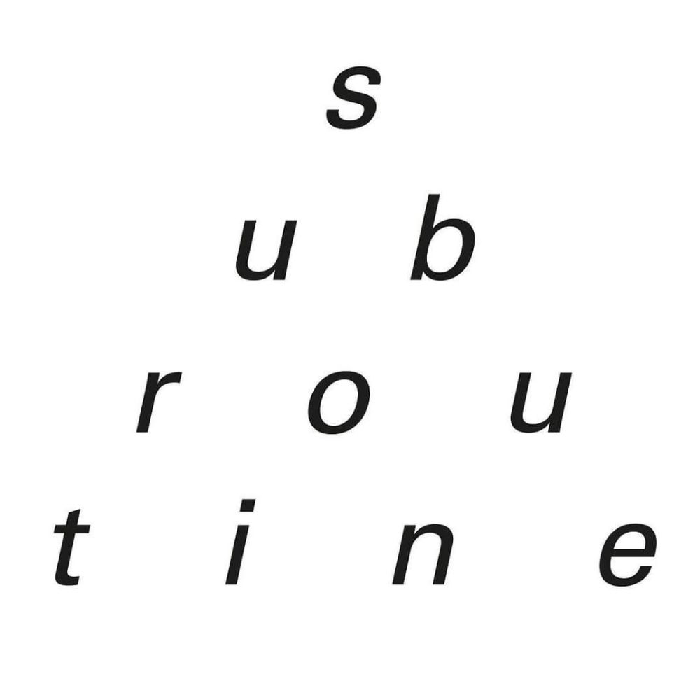 Profile picture subroutinerecs.bsky.social