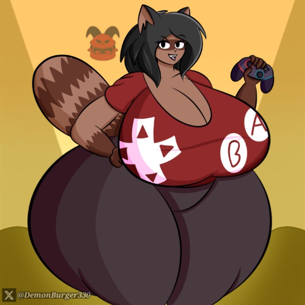 Tanuki Burger Art 3