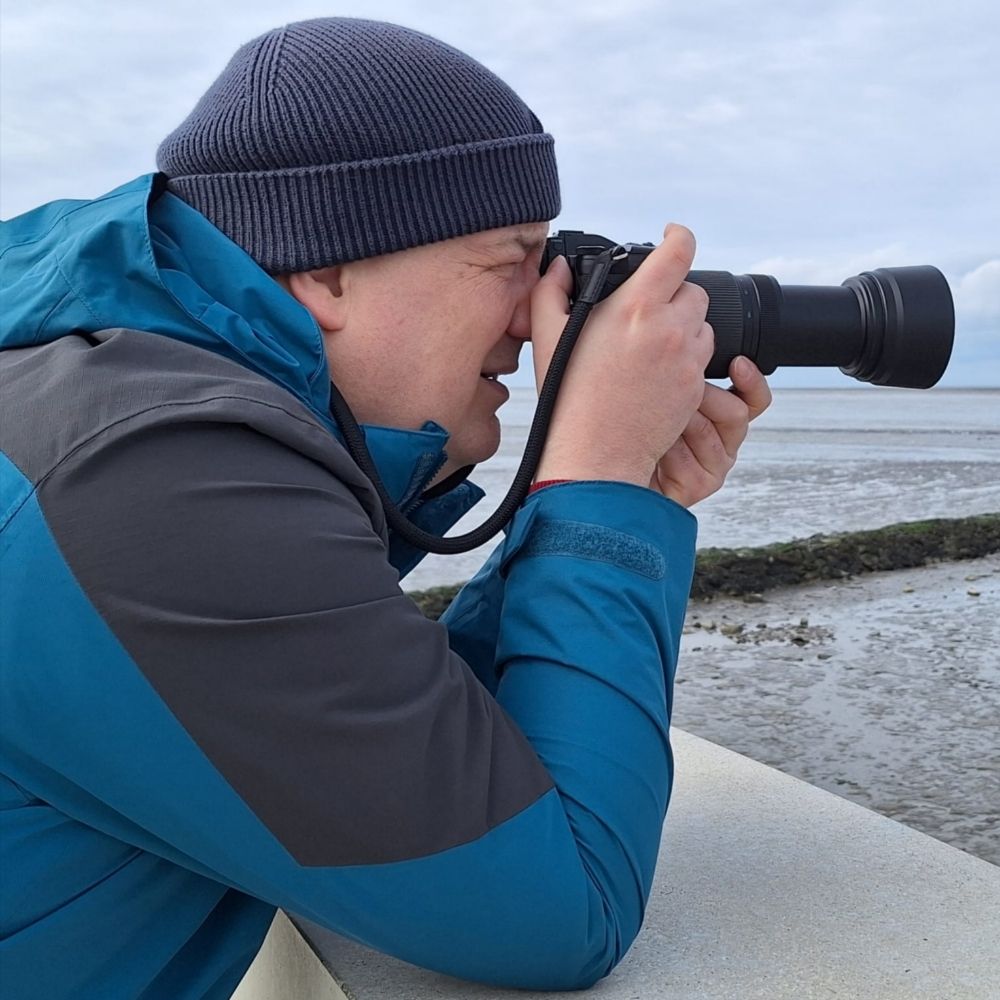 Werner taking photos / Werner fotografiert