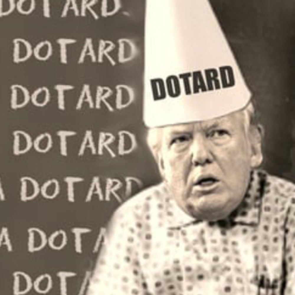 Weird Convicted Felon Dotard🌊