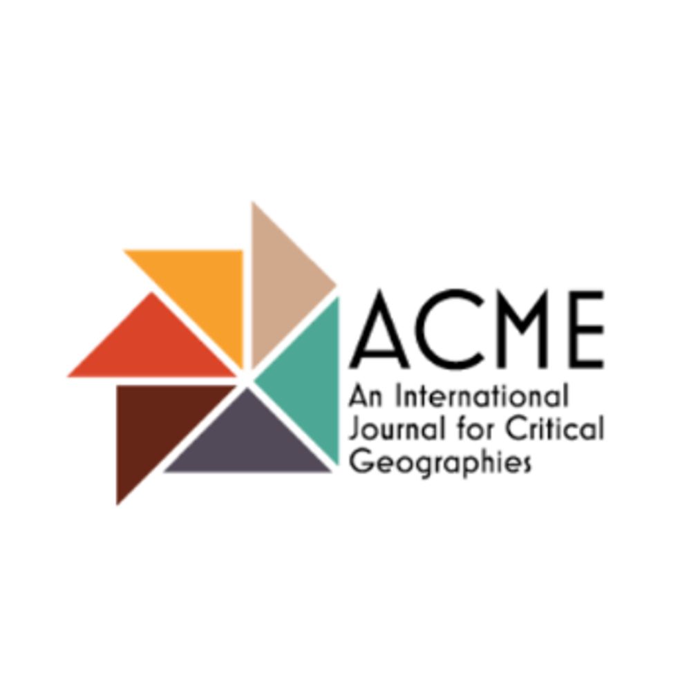 ACME International Journal for Critical Geographies