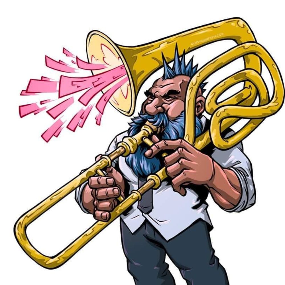 A Bass Trombone Player