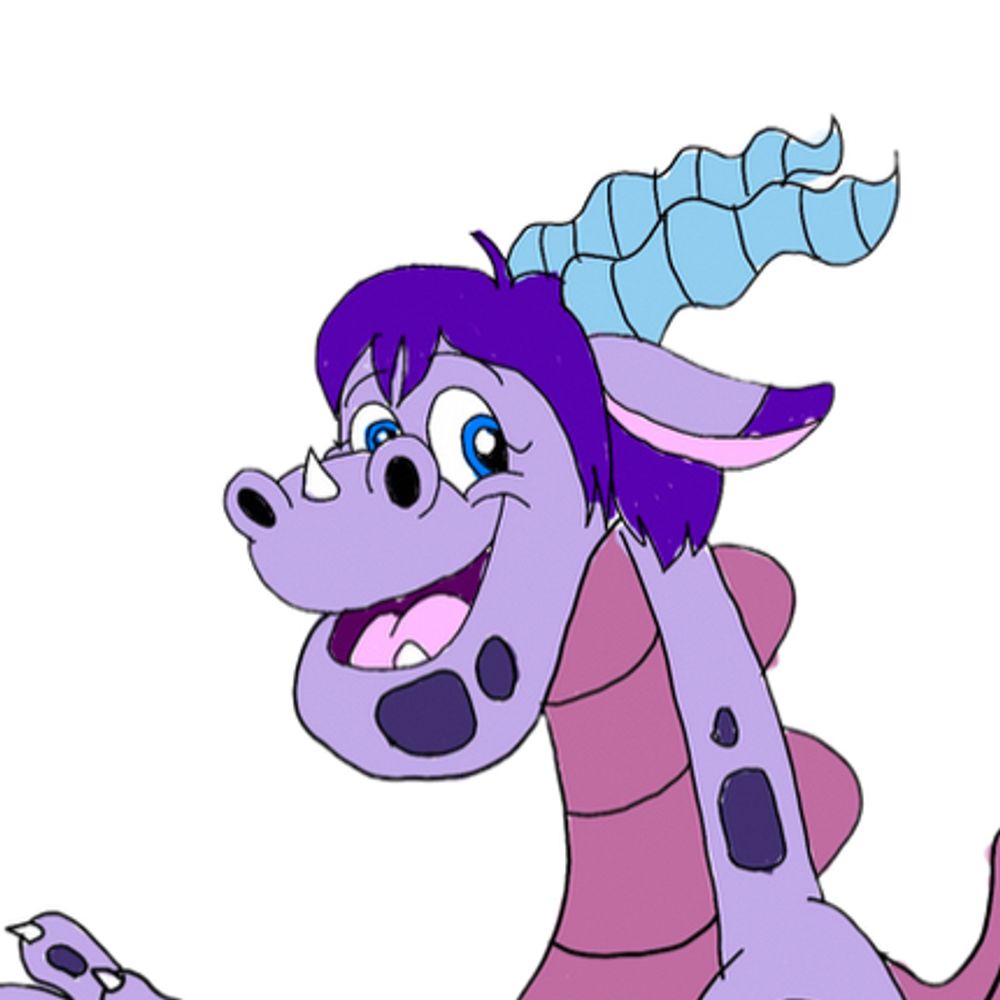 Adean the Purple Dragon 🐲🐺