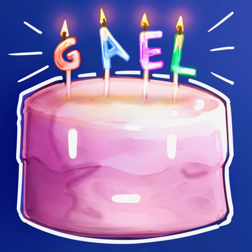 Todo dia dando parabéns para o Gael