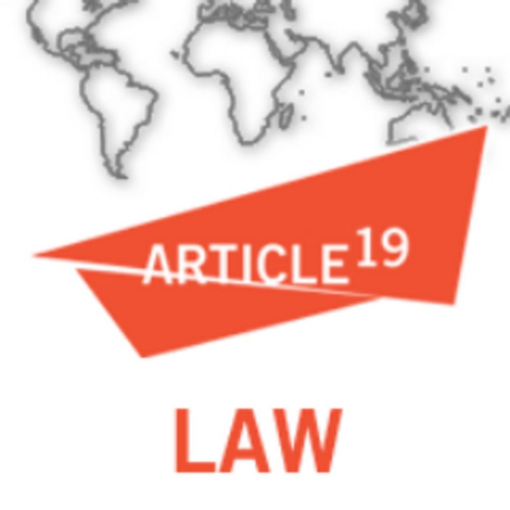 ARTICLE 19 Law and Policy's avatar