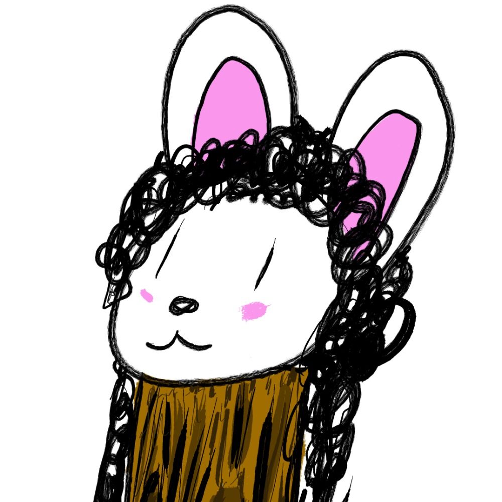 Yahlunna is trying to learn how to draw.