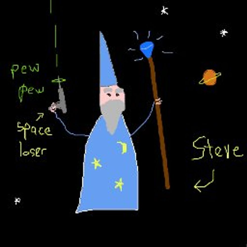 Steve the Space Wizard