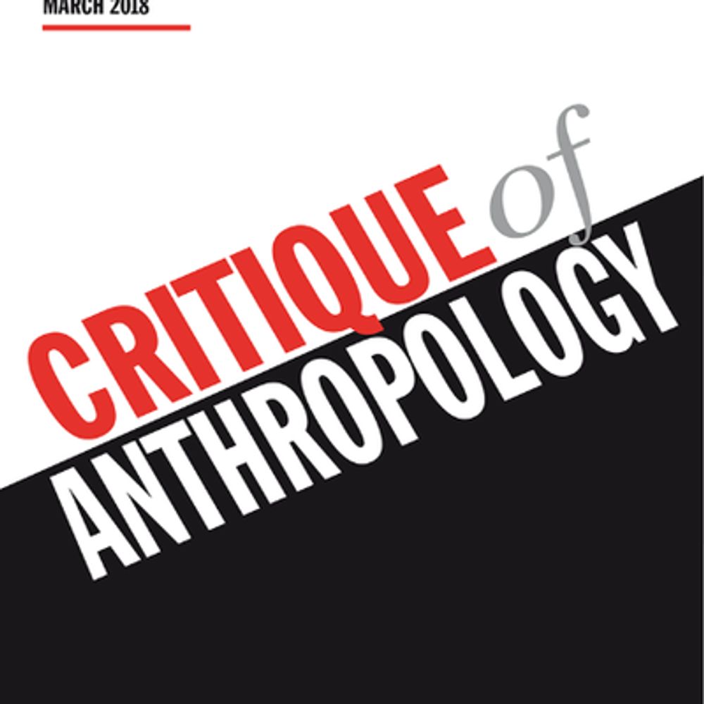 Critique of Anthropology