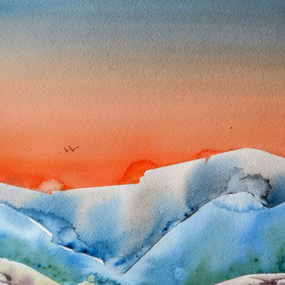 Abstract Watercolour Landscapes