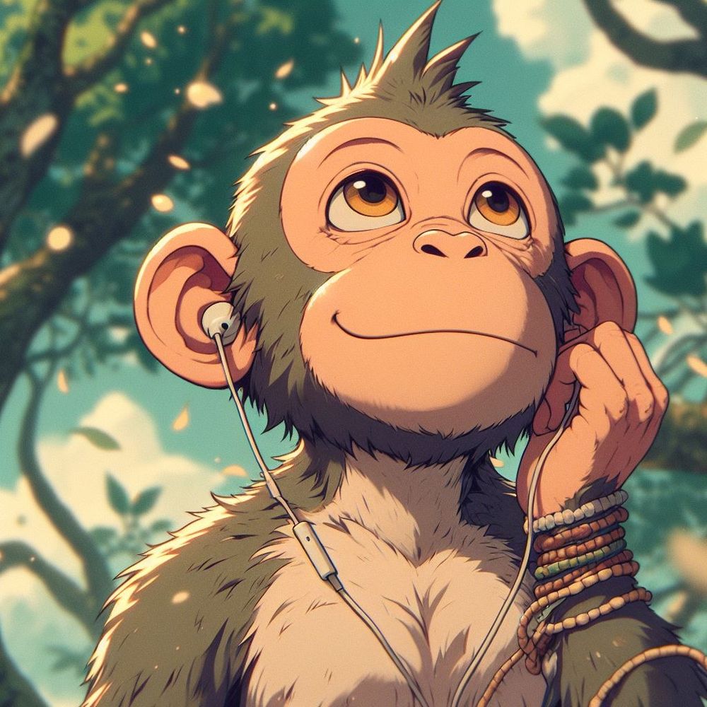 イヤホンジャックと豆🐒