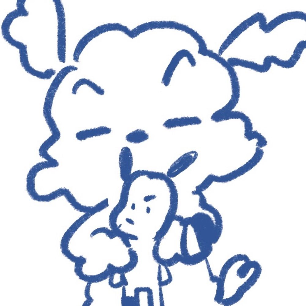 산책중