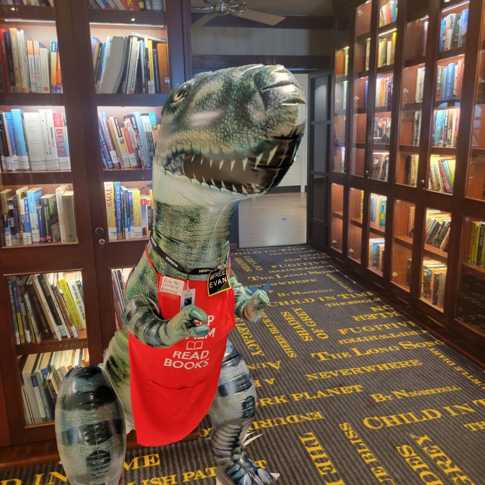 Bob The Library Dinosaur