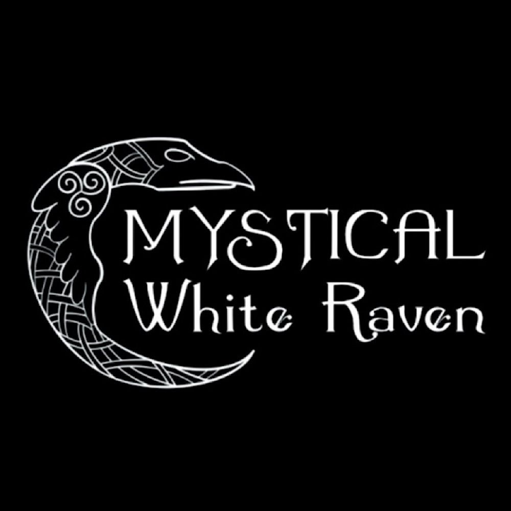 Mystical White Raven