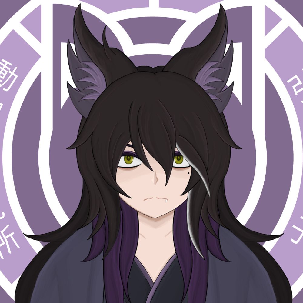 Hikiyami Moriko Vtuber 💜🐺