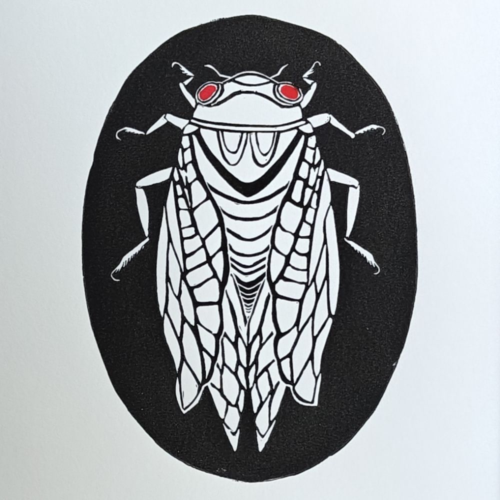 Big Mitten Linocuts