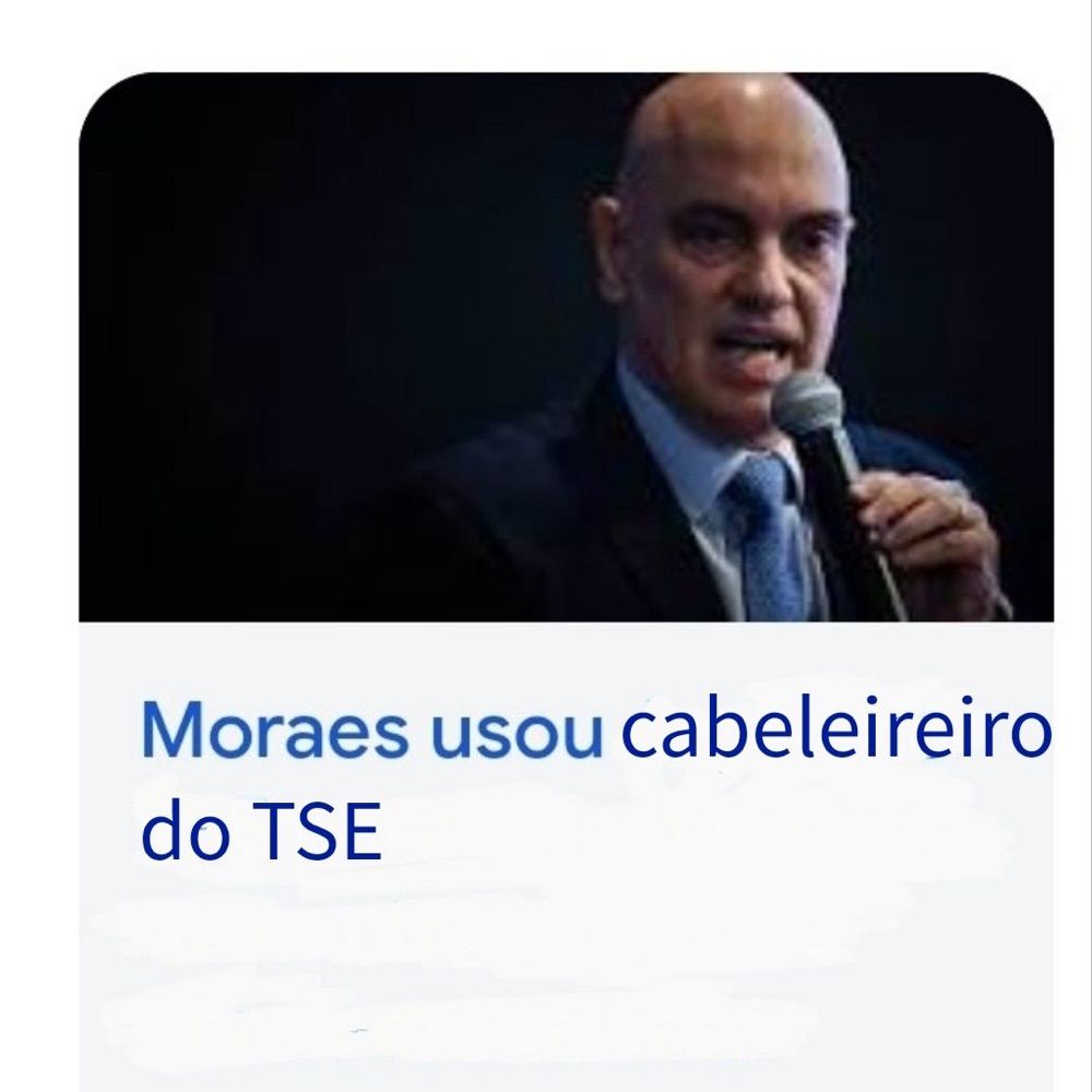 cabeleireiro do TSE