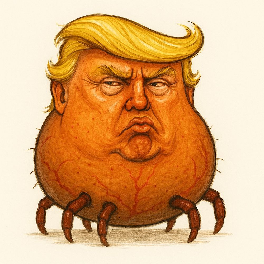 Bulbous Orange Tick