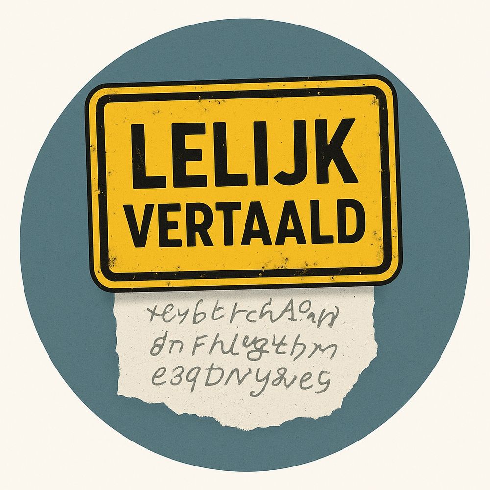 Lelijk vertaald