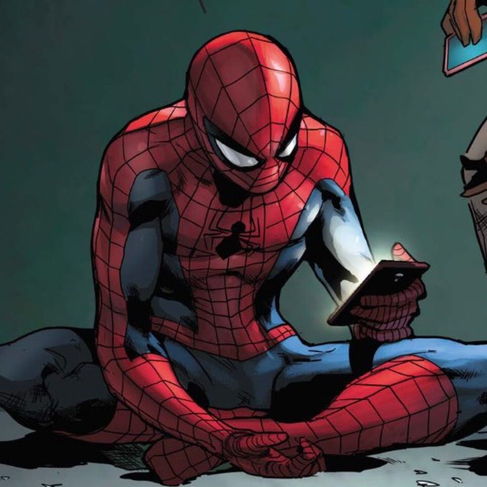 Depressed Spider-Man
