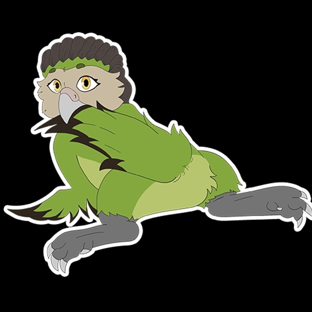 Shela the kakapo