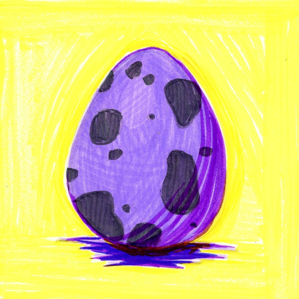 Purple Quail Eggs