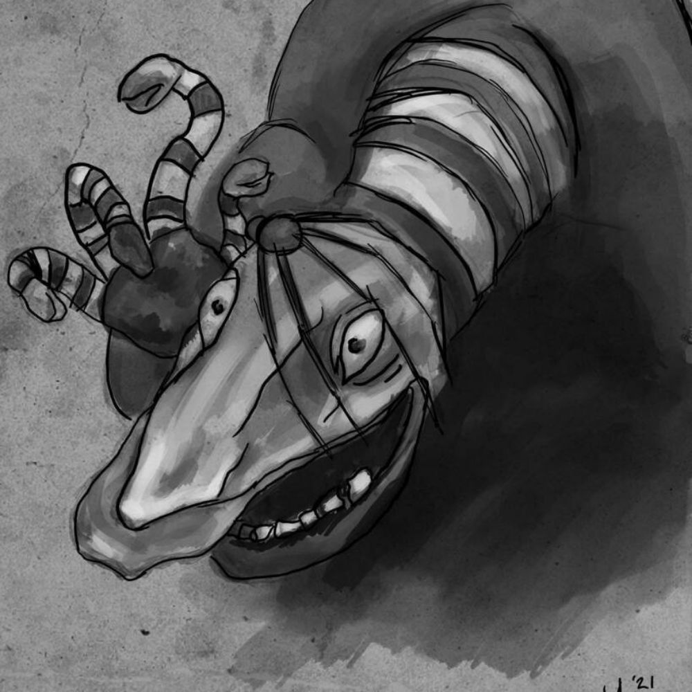 Monsters under the stairs