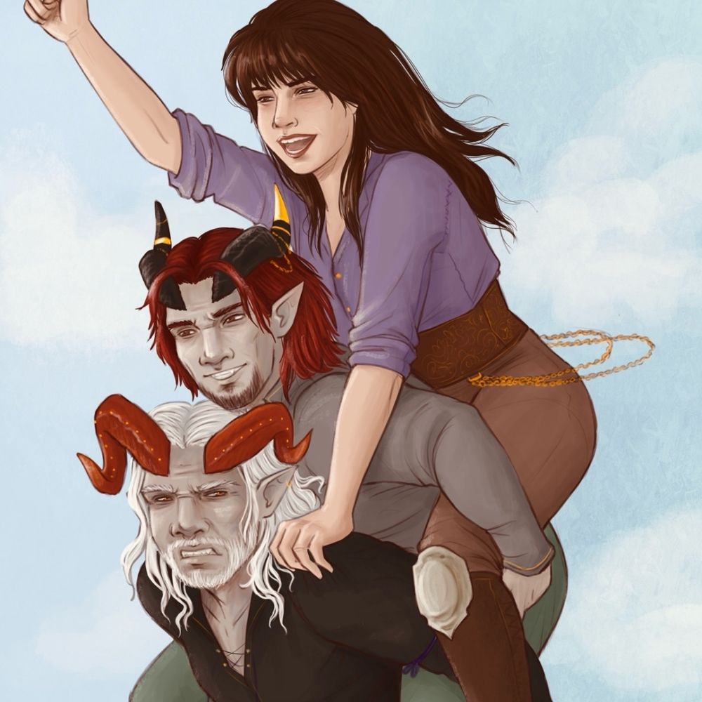 Emmy & Her Protective Older Tiefling Brothers 😈
