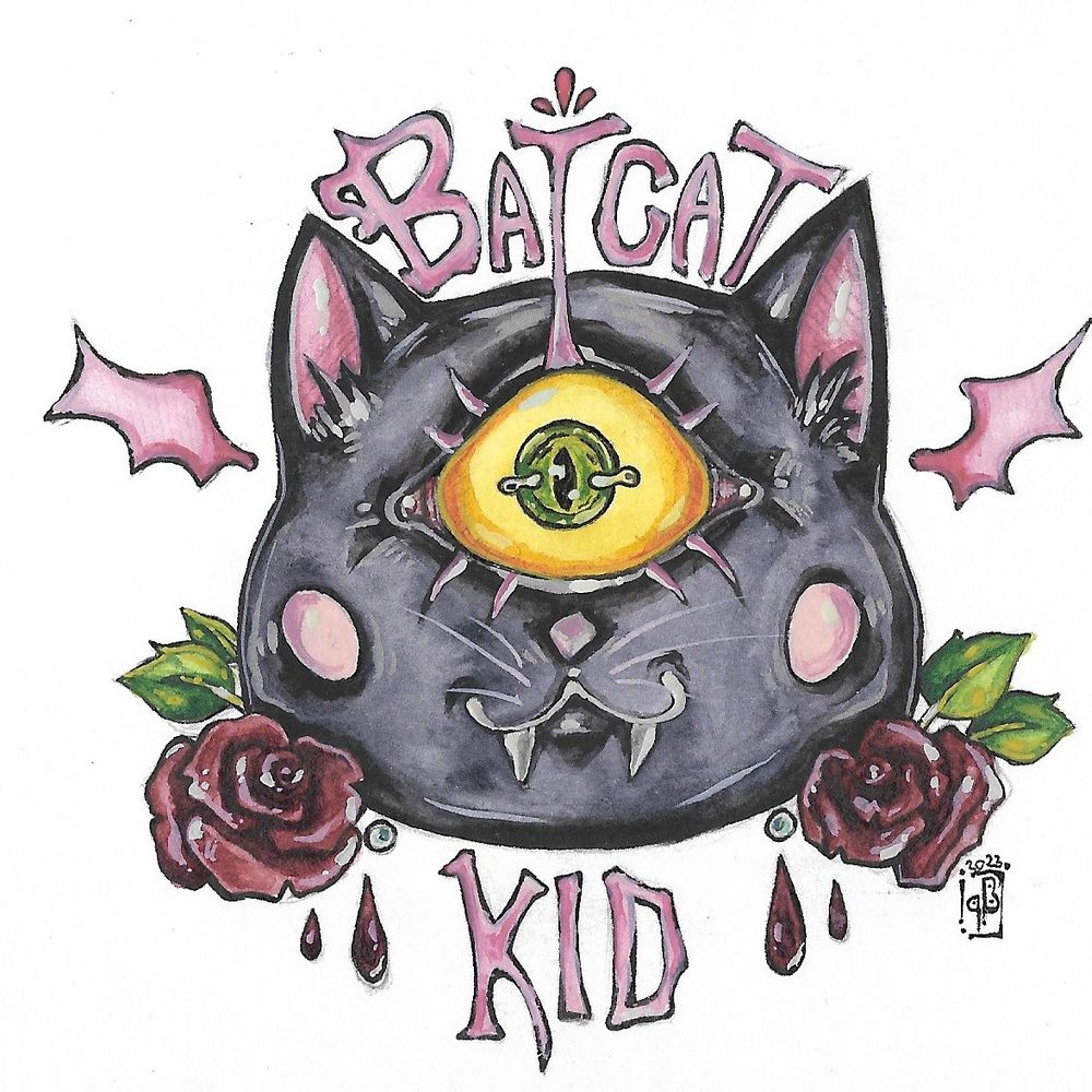 BatCat Kid Art