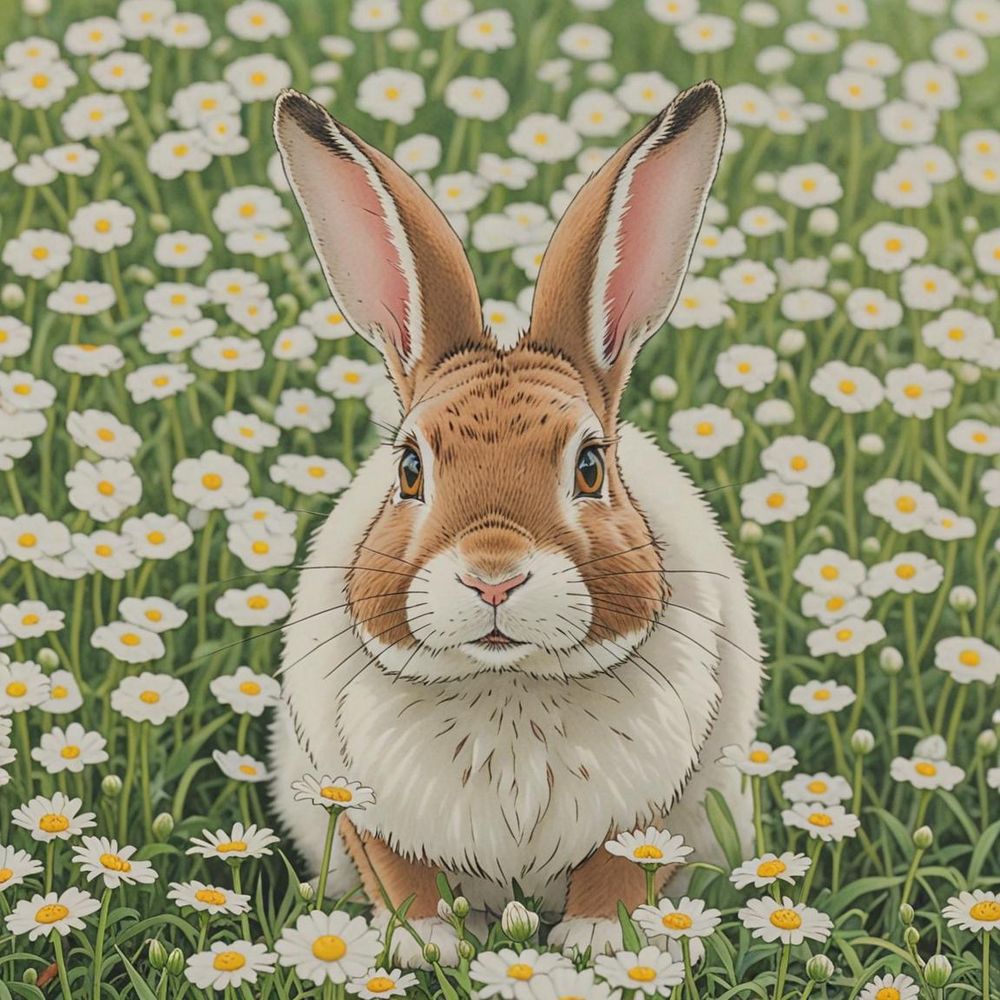 Rabbit in the lights 🐰