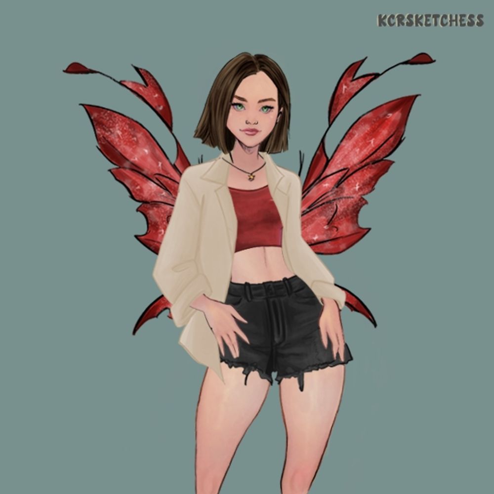 v