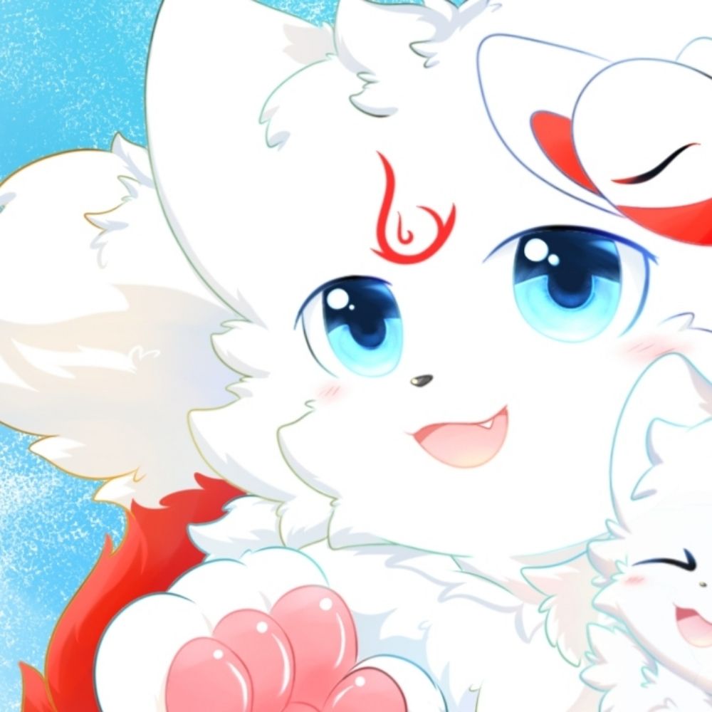 雪耳白狐