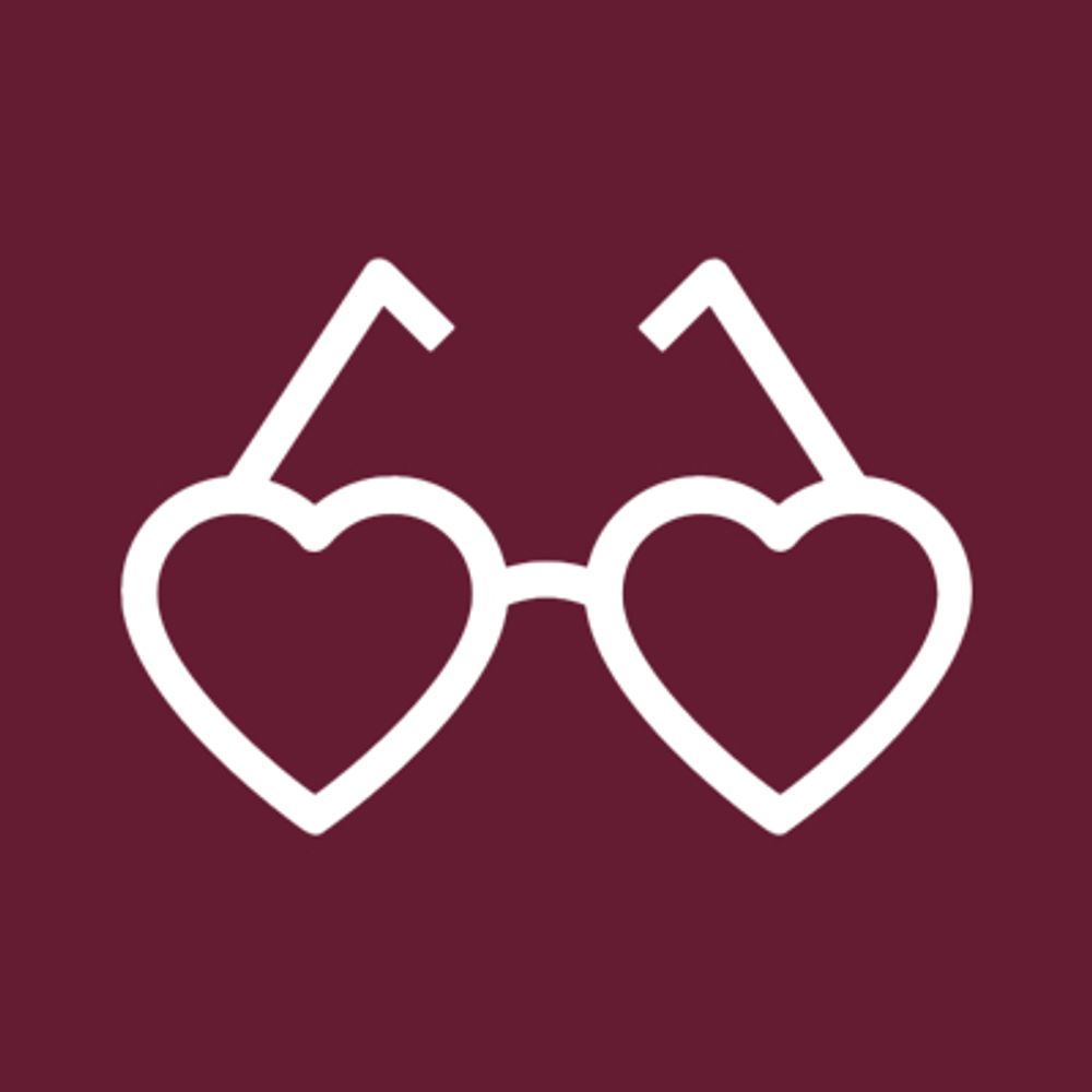 Maroon Tinted Specs