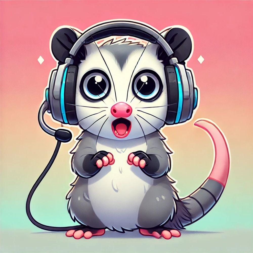A Startled Possum
