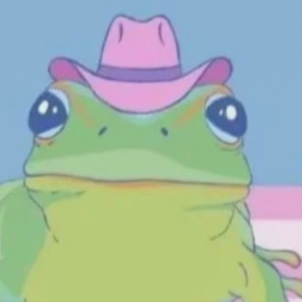 Yee haw frog