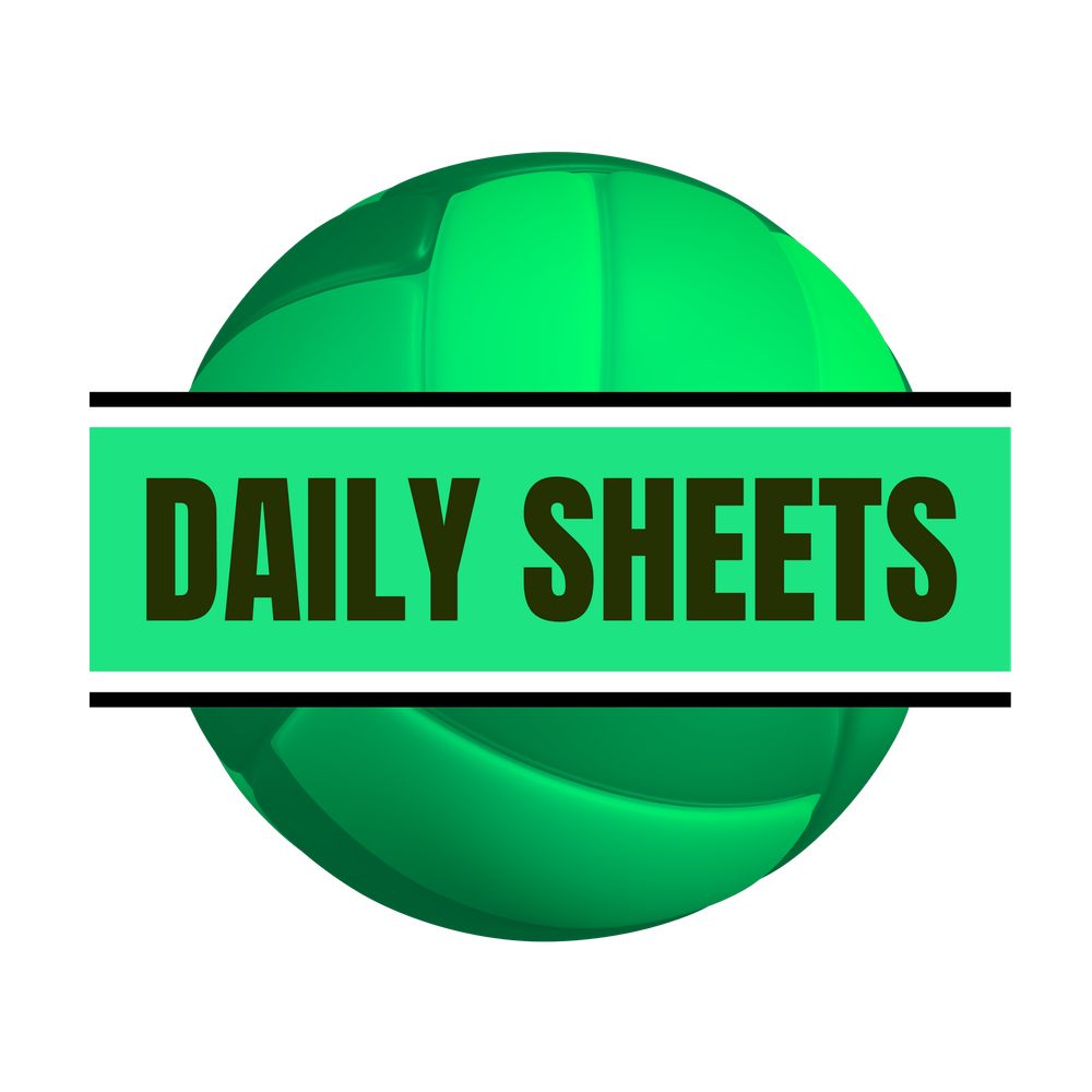 Volleyball Daily Sheets