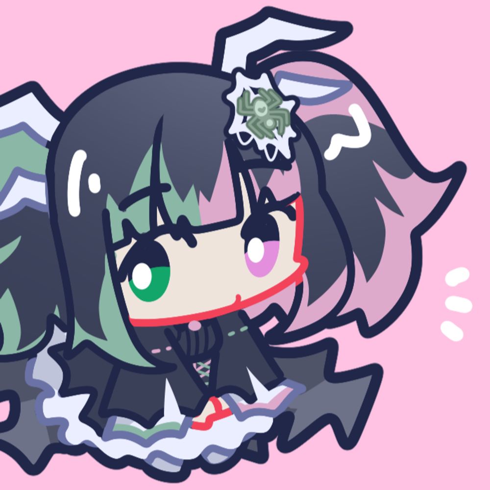 💚Cinders🩷 - Spider VTuber 🕷️🕸️