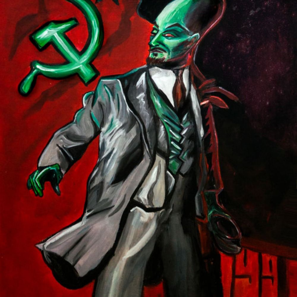 Roter Alien Fuchs ☭