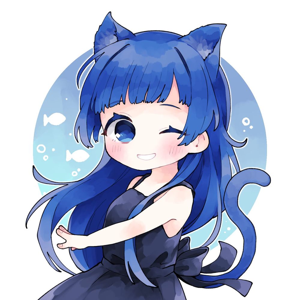 アオネコ@葉桜