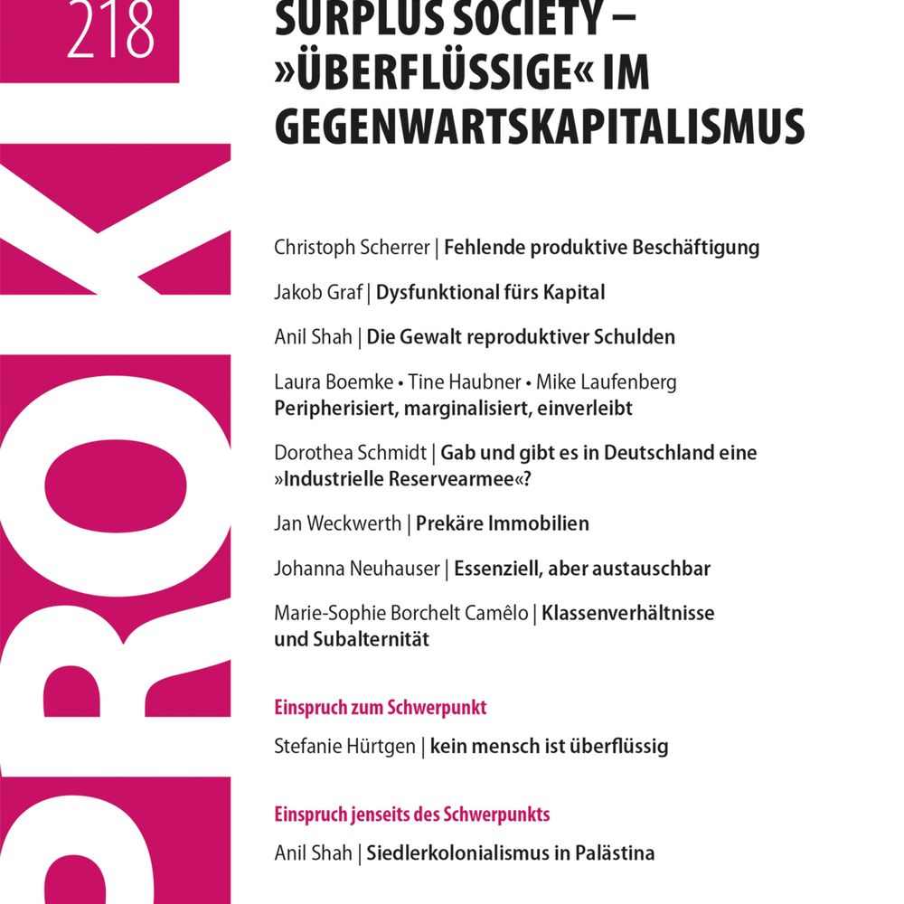 PROKLA. Zeitschrift für kritische Sozialwissenschaft