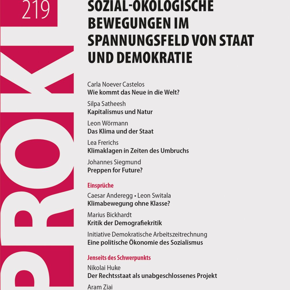 PROKLA. Zeitschrift für kritische Sozialwissenschaft