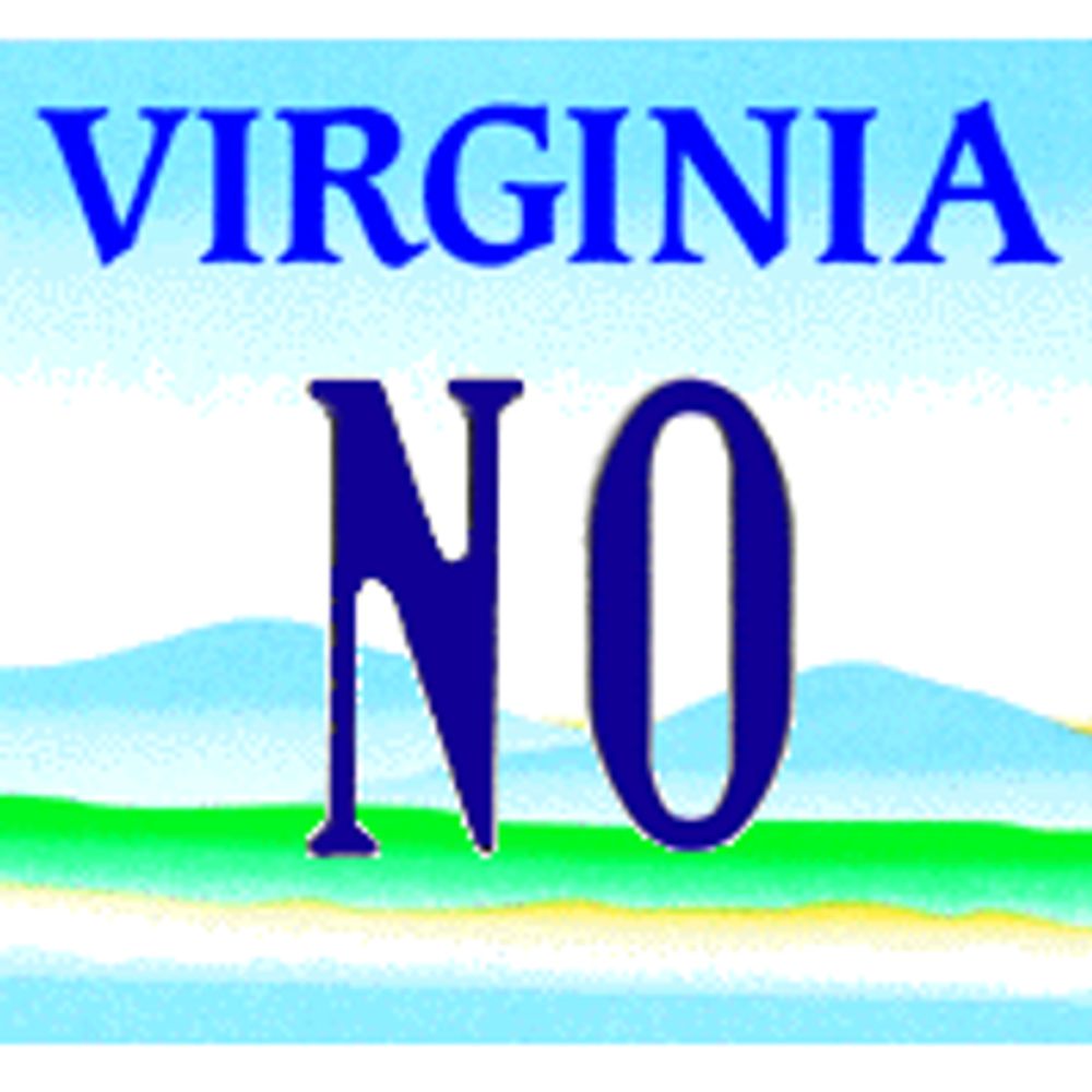 Rejected Virginia License Plates