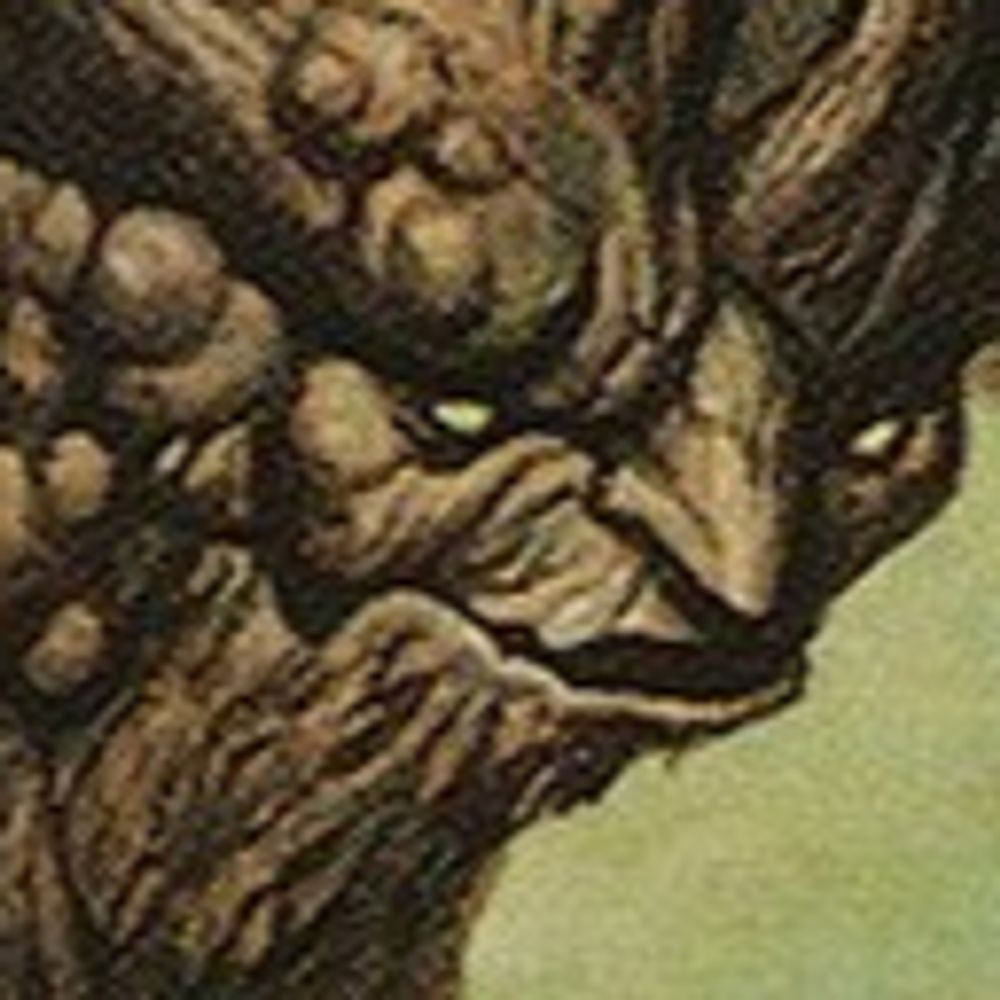 a cracked wooden man