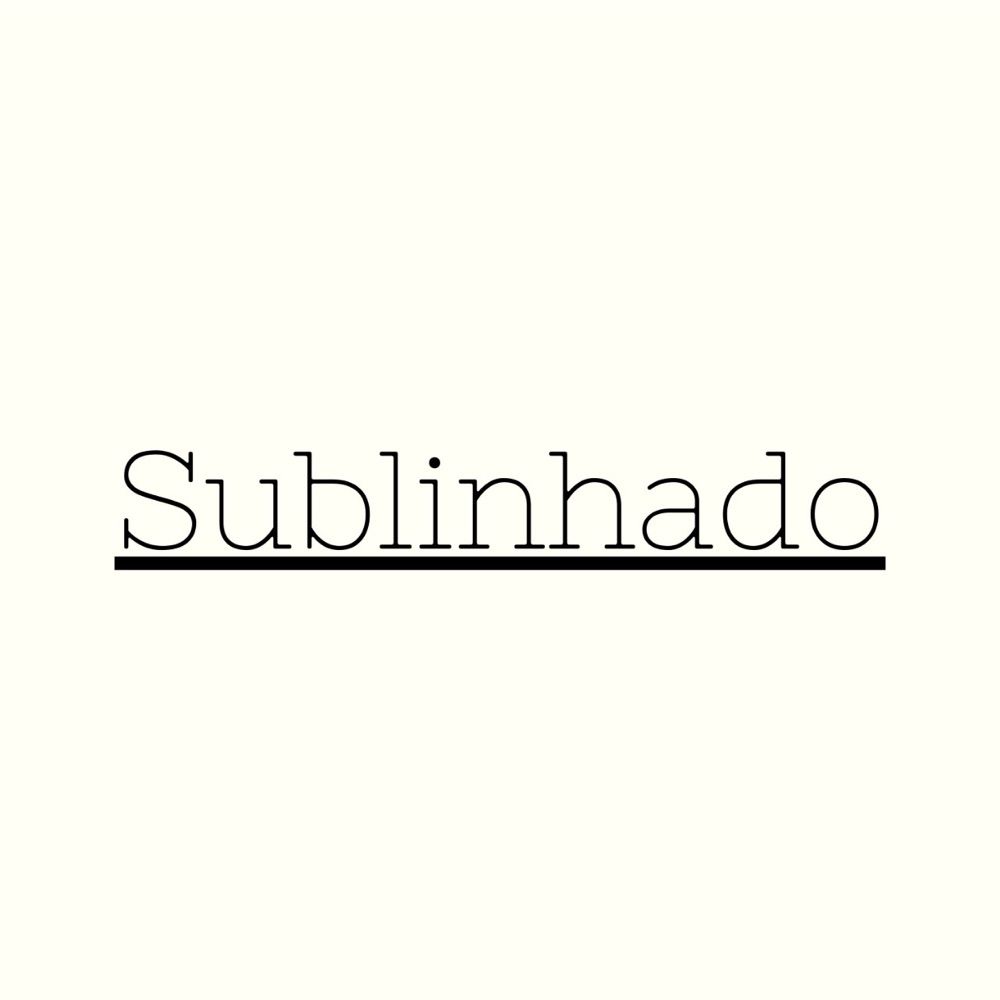 Sublinhado