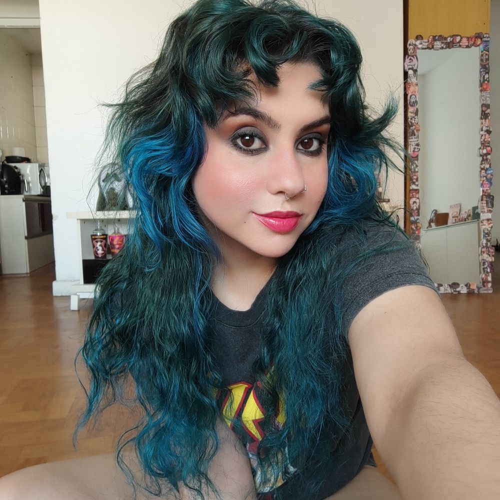 Garota do Cabelo Azul