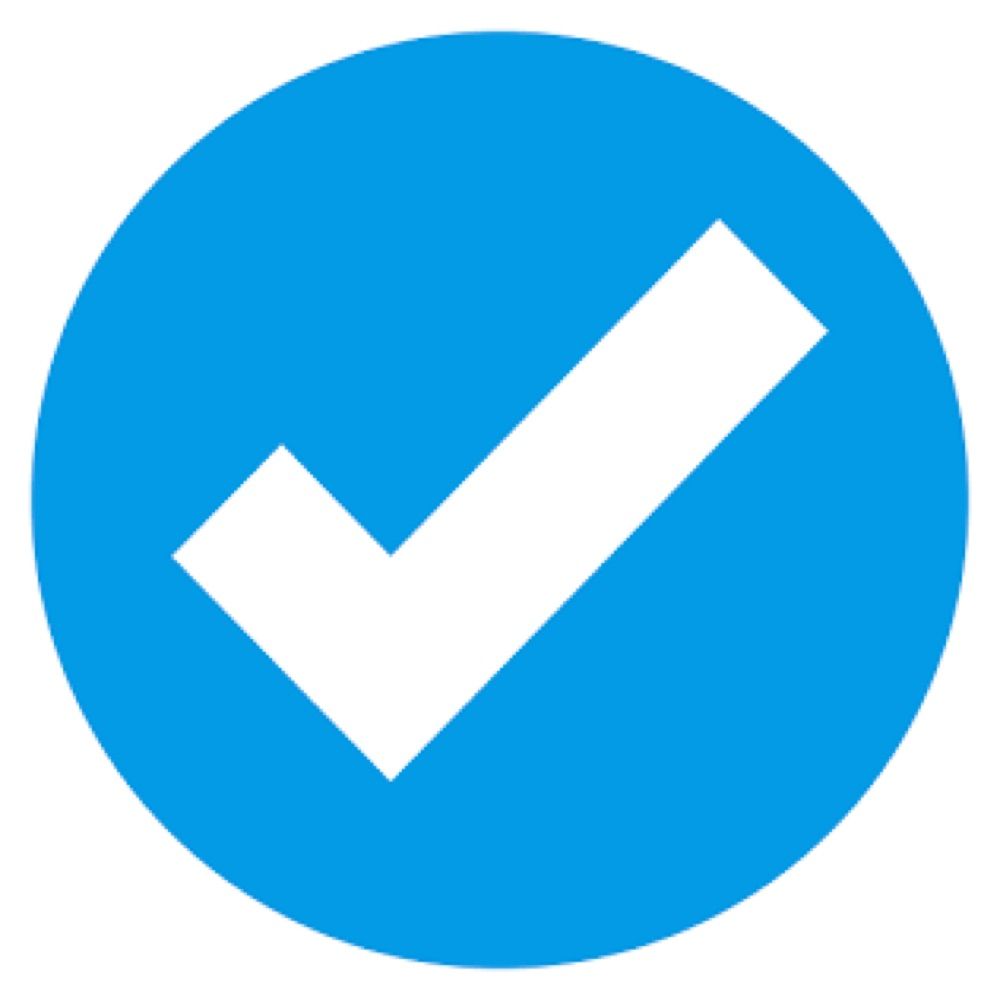 Bluesky check mark feature